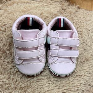 Tommy Hilfiger pink Velcro Kids Shoes